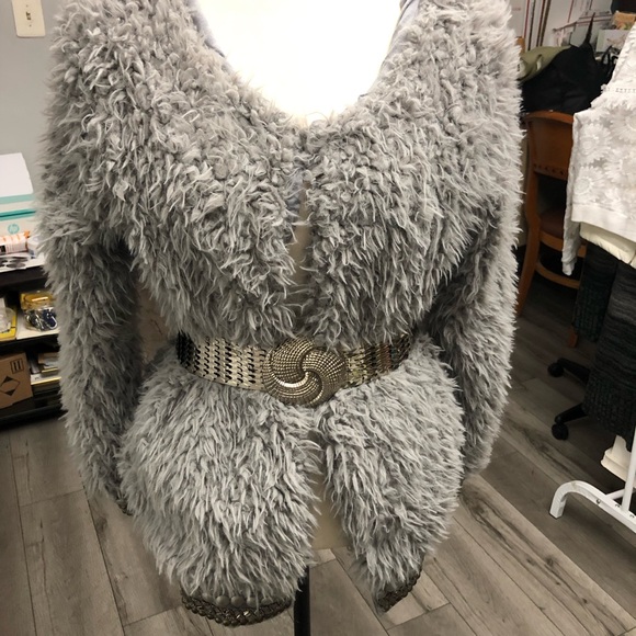 🌟Vintage Metal Belt Silver Snake Fish Scale Disco Elastic Stretch floral buckle🌟 - Picture 13 of 14